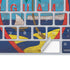 Guam Flag Dark Wood Magic Keyboard Skin